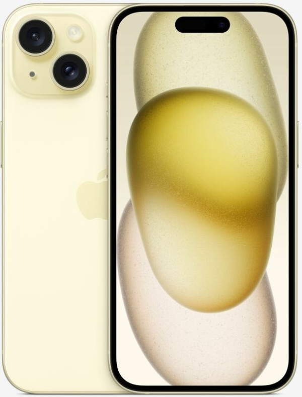 Apple iPhone 15 - 256GB - Geel